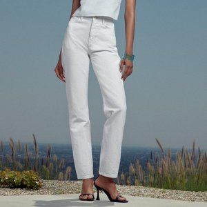 NWOT Zara White Denim Jeans